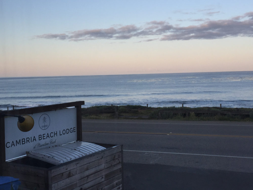 Cambria Beach Lodge, Sunset, Pacific Ocean, Summer, Cambria, California