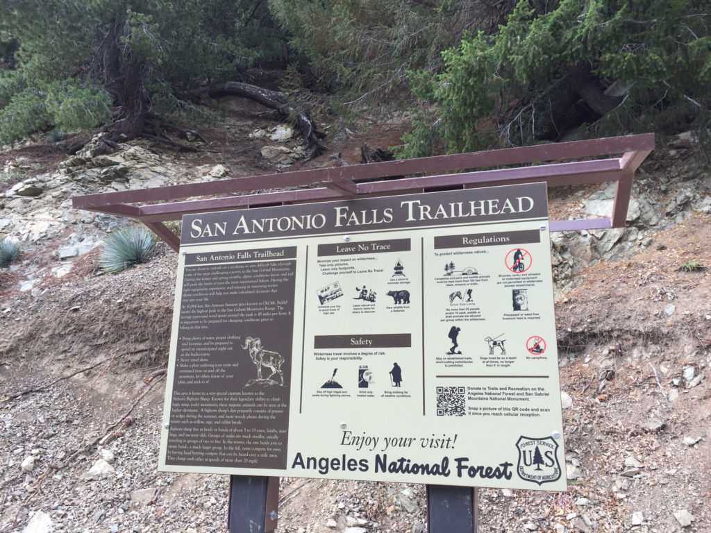 Hike San Antonio Falls Trail Mt Baldy