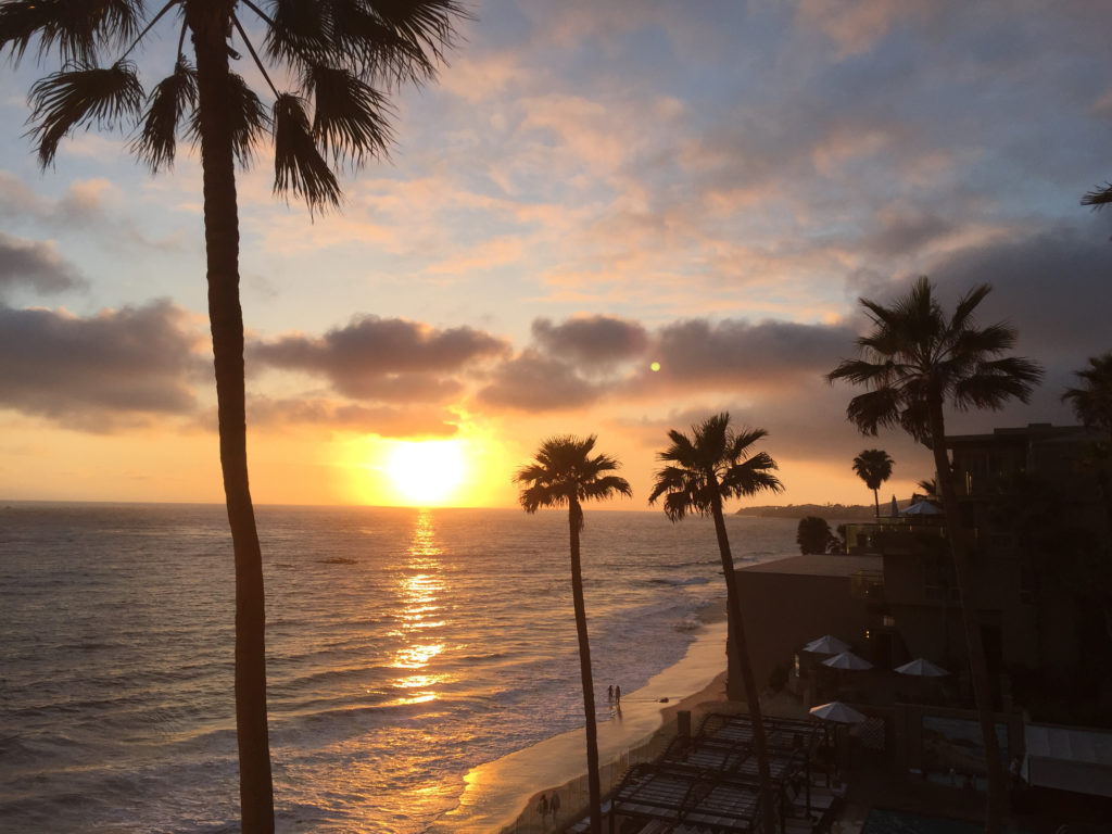 Laguna Beach, CA sunset views 