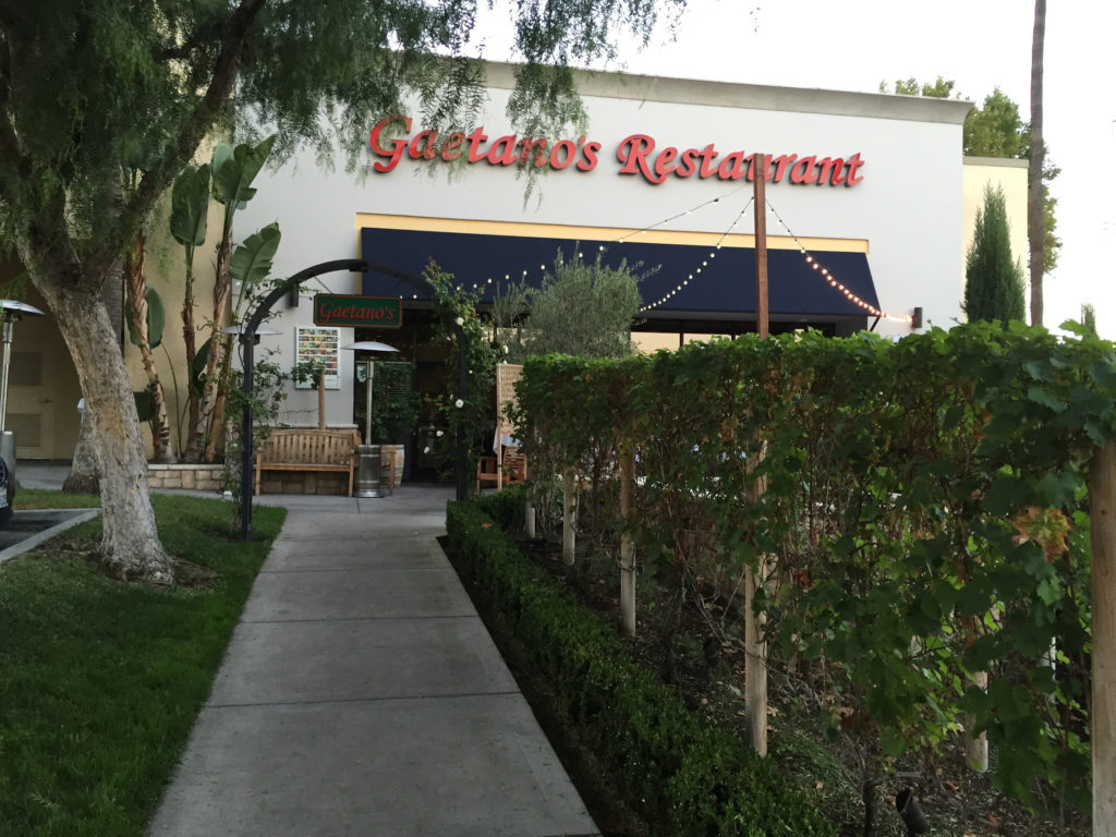 California, Gaetano’s, Italian Cuisine, Restaurant, Road Trip, Sponsored press trip, Torrance, Travel