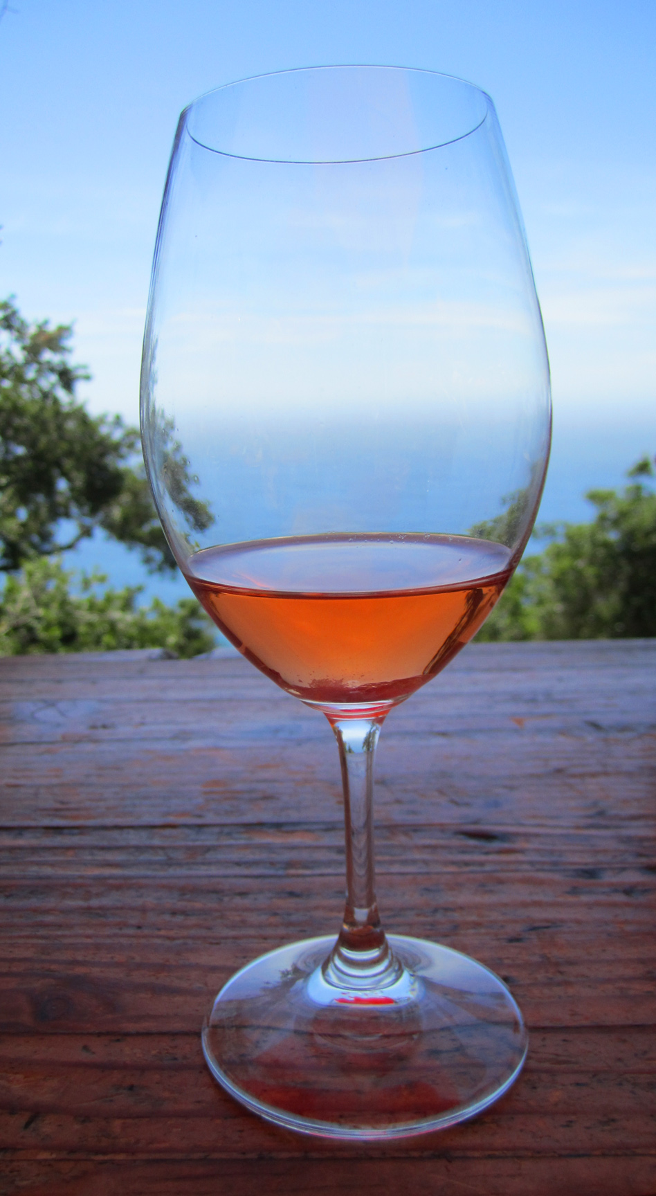 Ocean view from Nepenthe with rose wine glass Big Sur Those Someday Goals Marie Kondo Power Spot