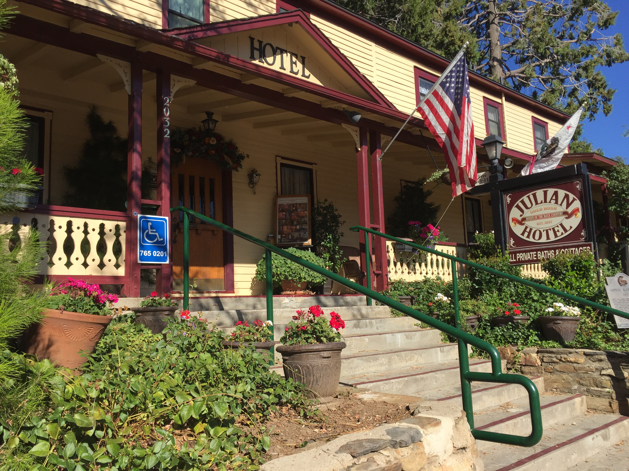Julian Hotel San Diego California Historic Honeymoon House