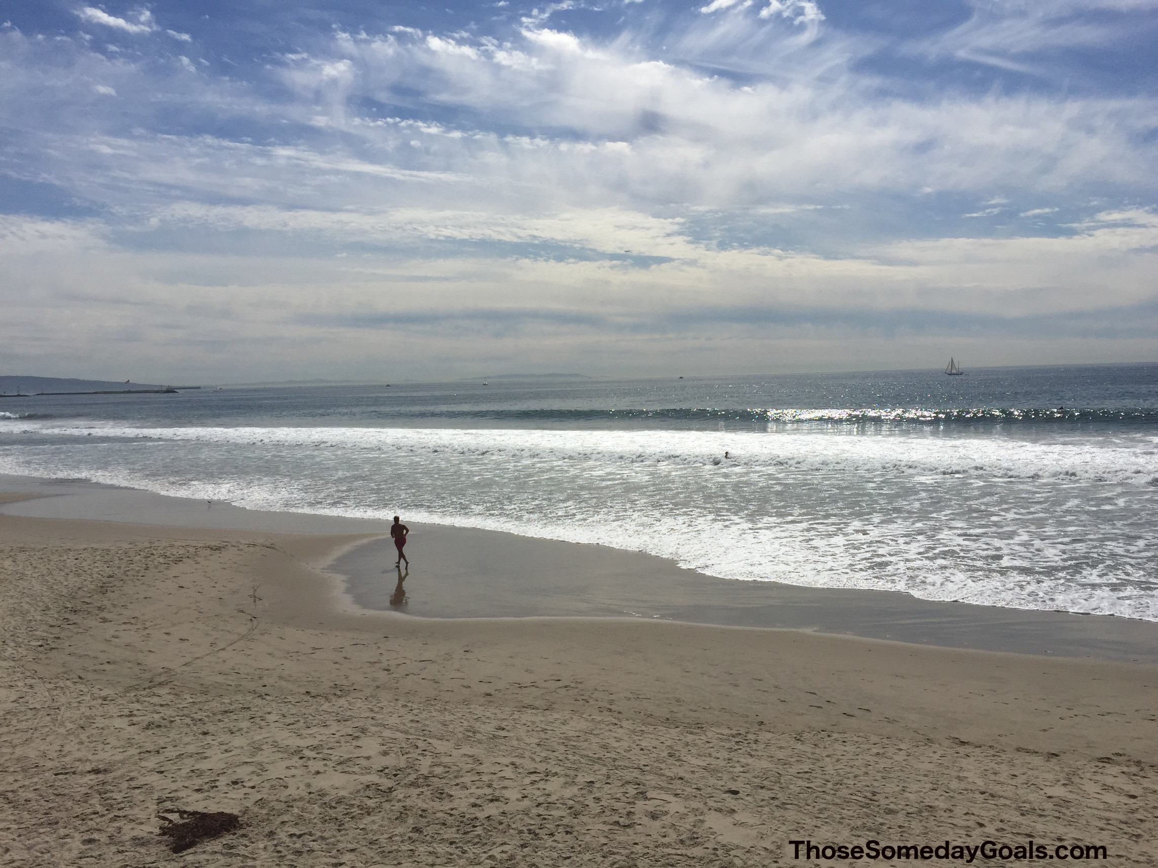 Running on Venice Beach, Venice, California, Those Someday Goals