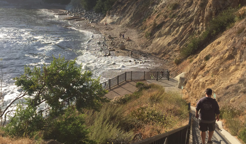 Dinosaur Caves Beach Cove Access Stairs