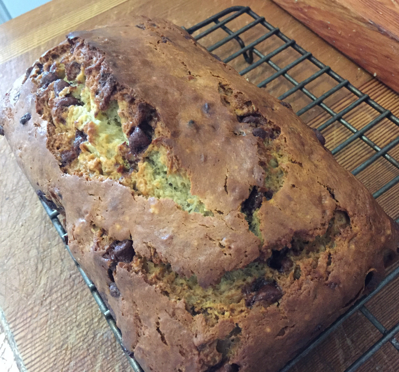 final banana chocolate chip bread loaf those someday goals