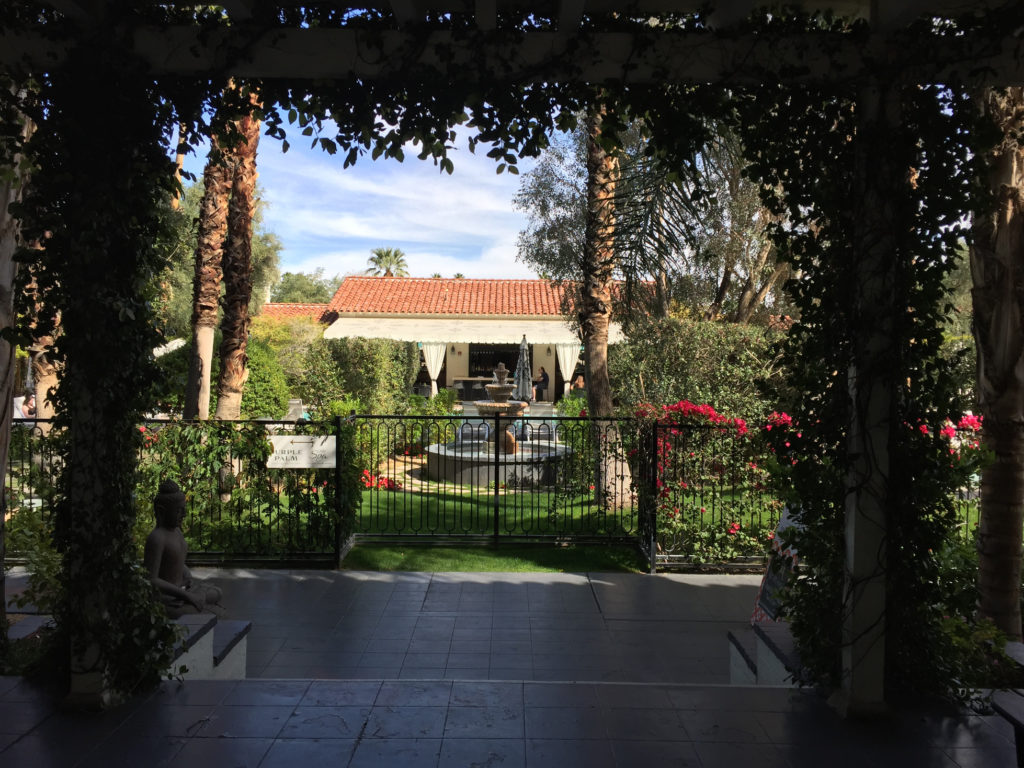 Colony Palms Hotel Entrance Palms Springs California Those Someday Goals