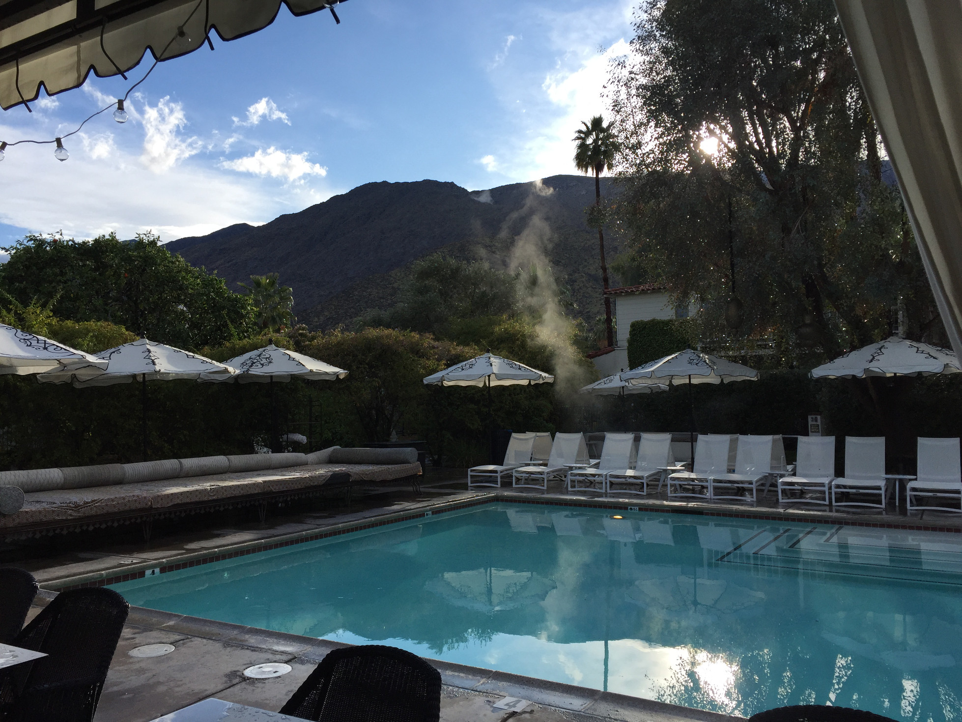 Colony Palms Hotel Pool Palms Springs California Those Someday Goals