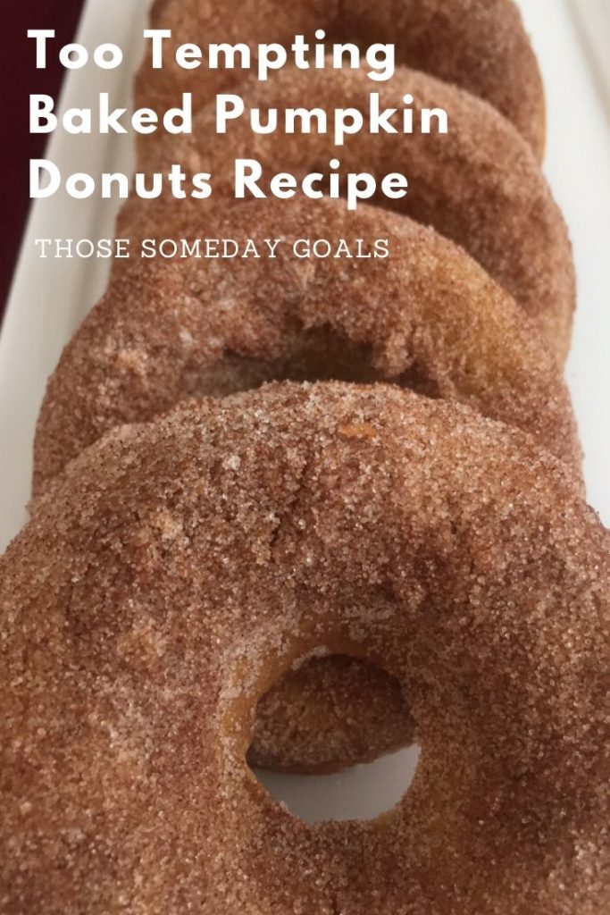 Baked Pumpkin Donuts Recipe Vegan Those Someday Goals Pinterest