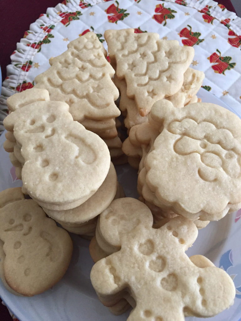 Baked but not frosted/iced Christmas Sugar Cookies Recipe Holidays Those Someday Goals