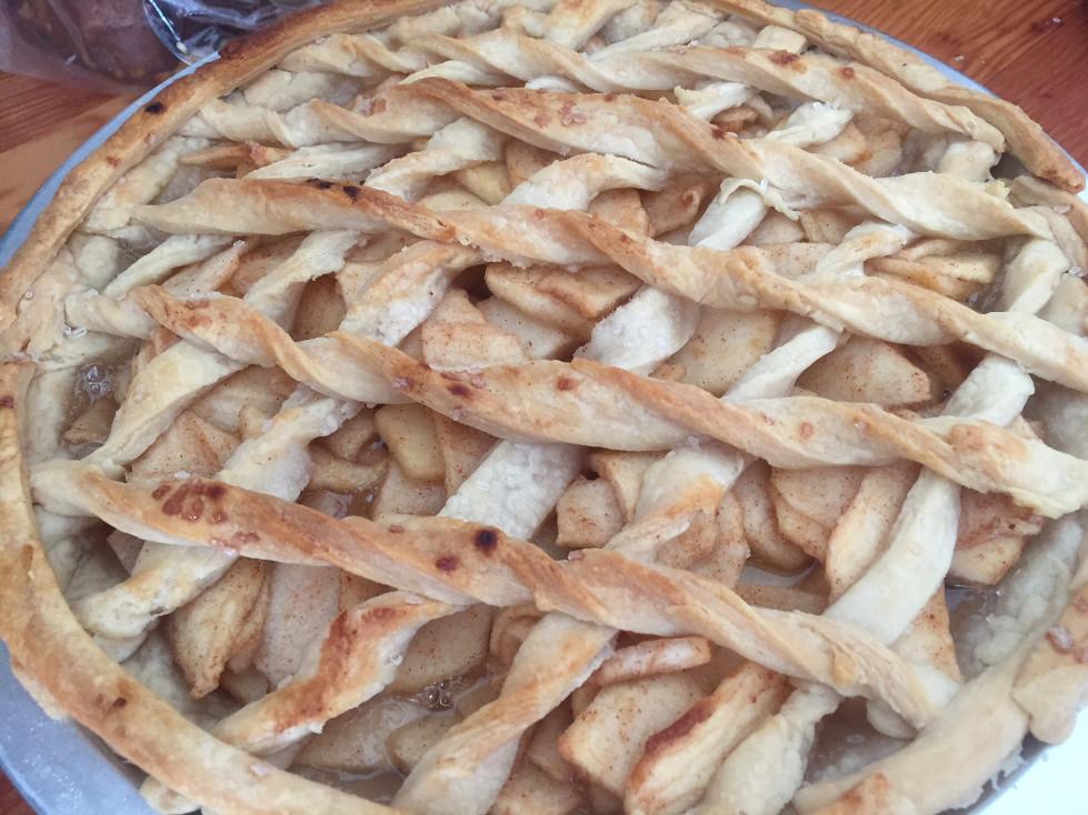 Final Lattice Top Baked Flaky pie crust recipe vegan those someday goals
