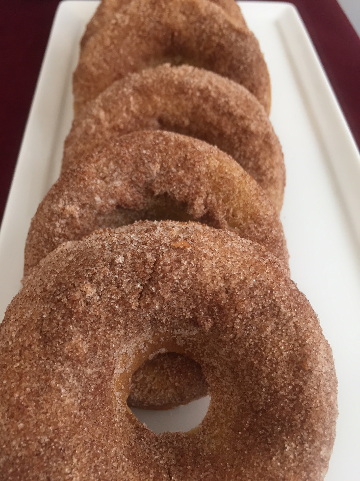 Final Coated Baked Pumpkin Donuts Recipe Vegan Those Someday Goals