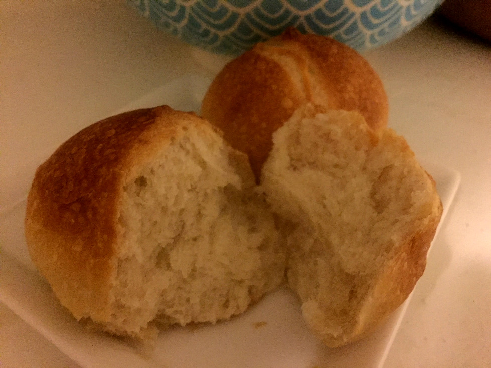 Interior crumb of the hard rolls recipe bread baking those someday goals