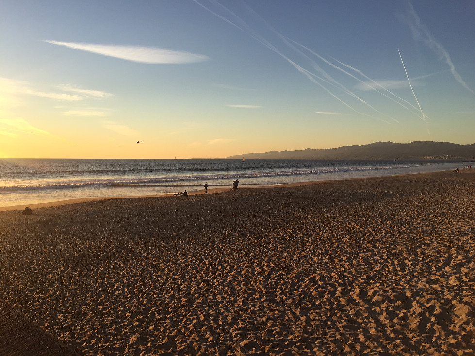 winter sunset Venice Beach Los Angeles California Those Someday Goals