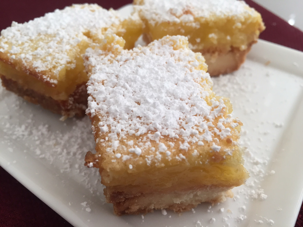 Lemon squares bars with sugar recipe baking Those Someday Goals