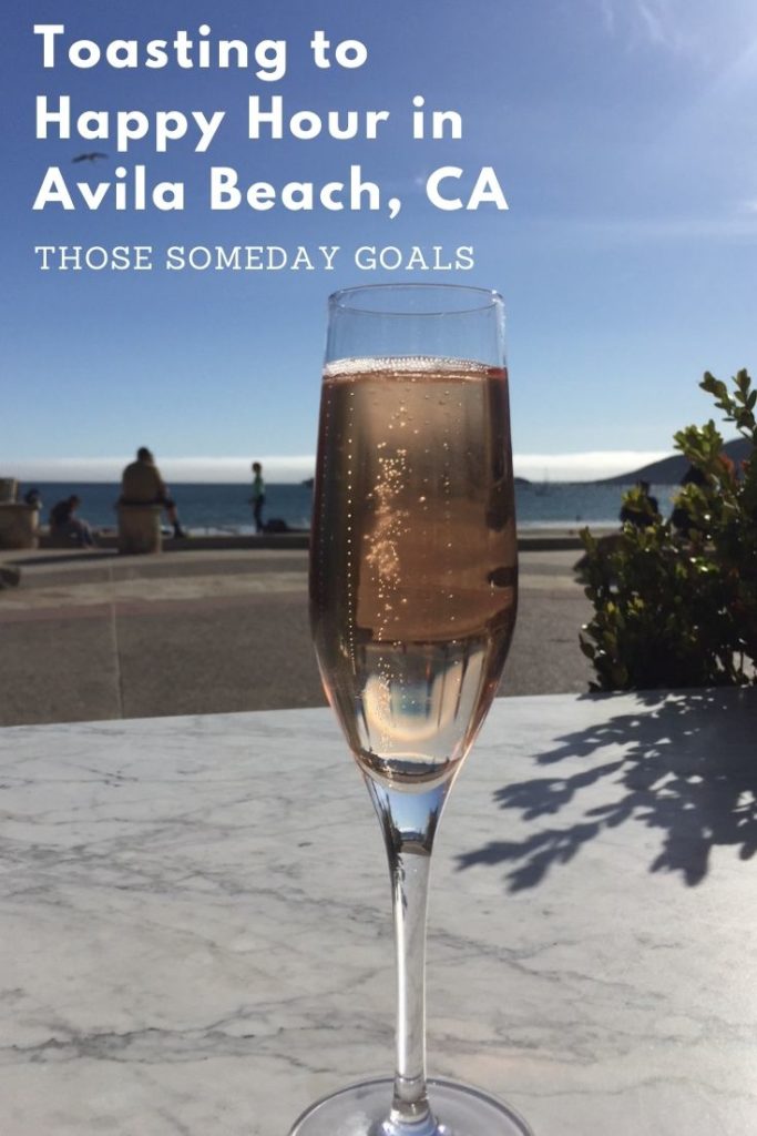 Sparkling wine and ocean views Blue Moon Over Avila patio in Avila Beach, California Those Someday Goals Pinterest