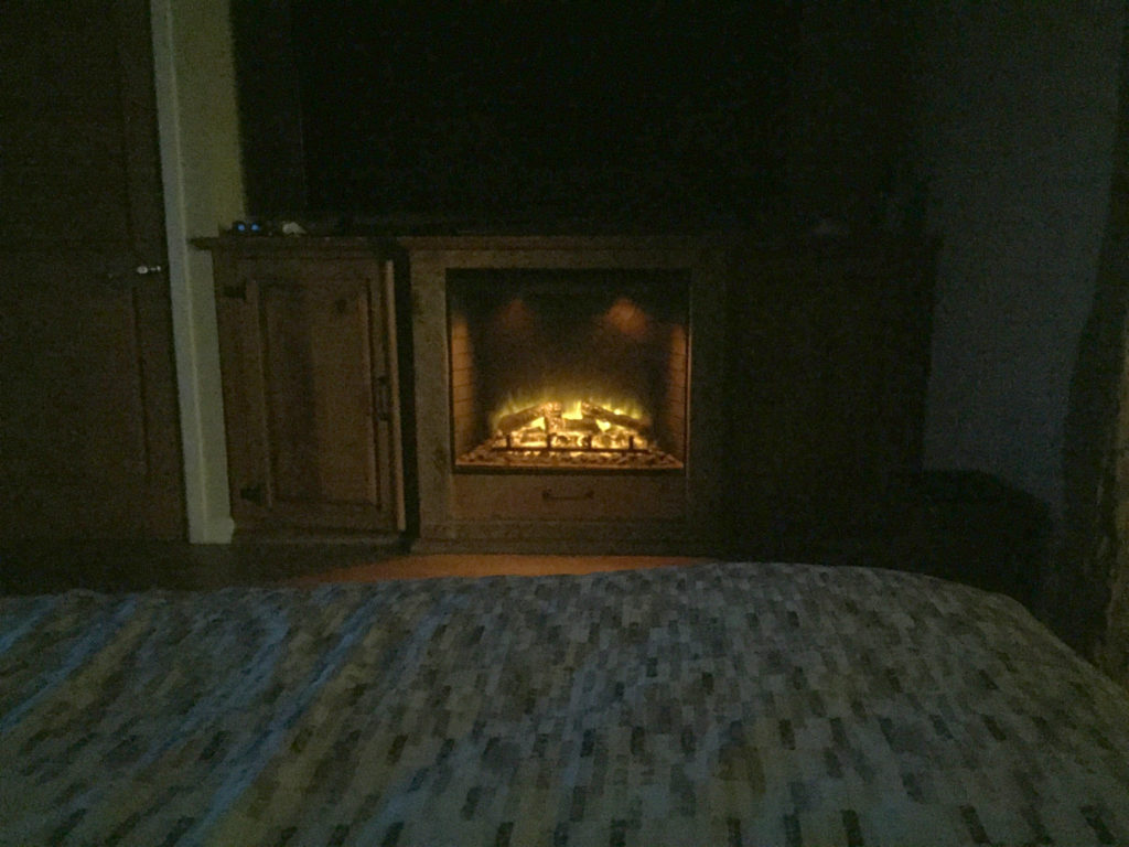Fireplace at Inn at Avila Avila Beach hotel Those Someday Goals