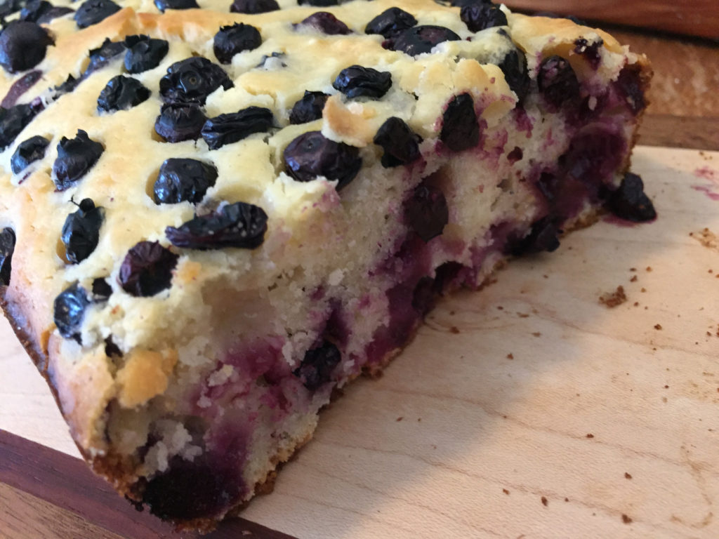 Interior Slice of Blueberry Lemon Bread Recipe baking Those Someday Goals