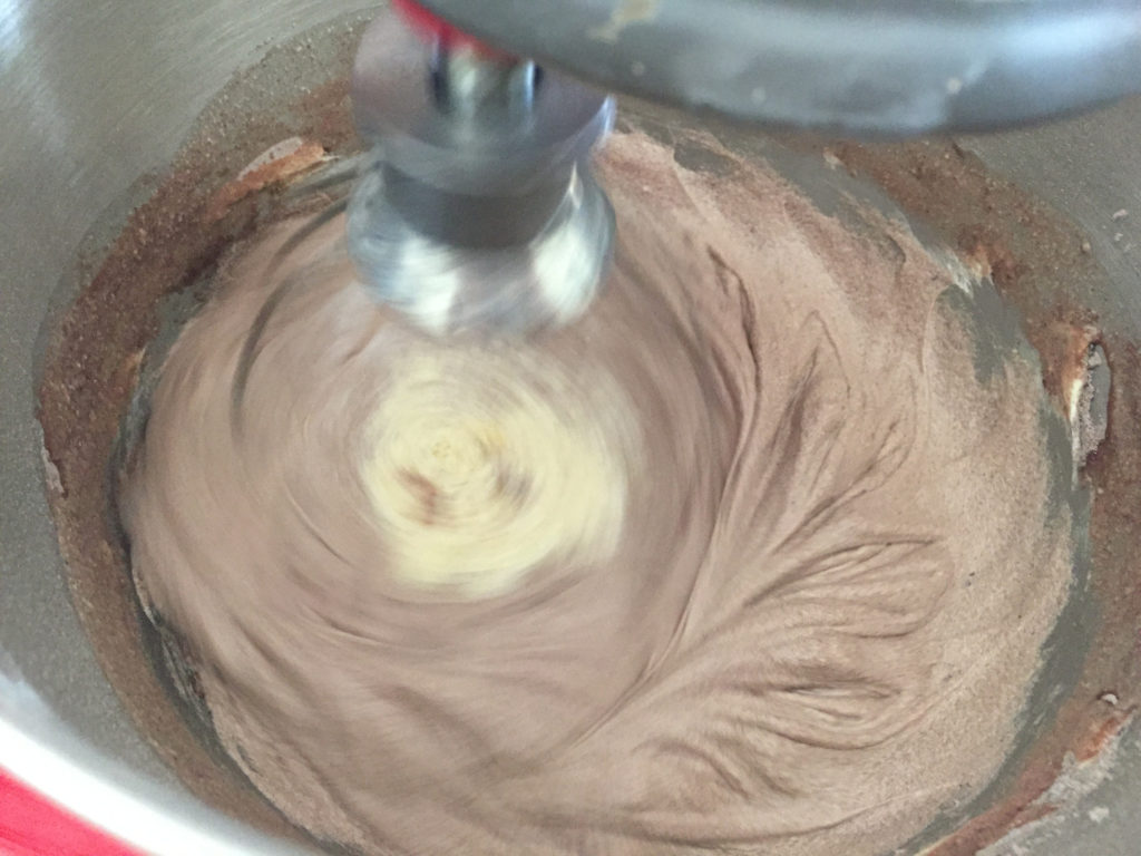 Mixing in the cocoa powder and flour Chocolate Pound Cake Recipe Loaf Ingredients Those Someday Goals