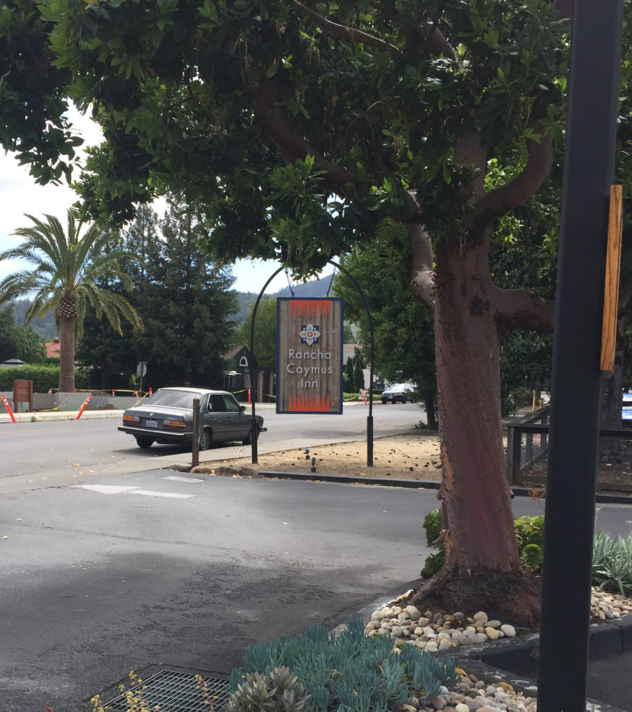 Rancho Caymus Inn Sign Napa Valley Hotel Rutherford California Those Someday Goals