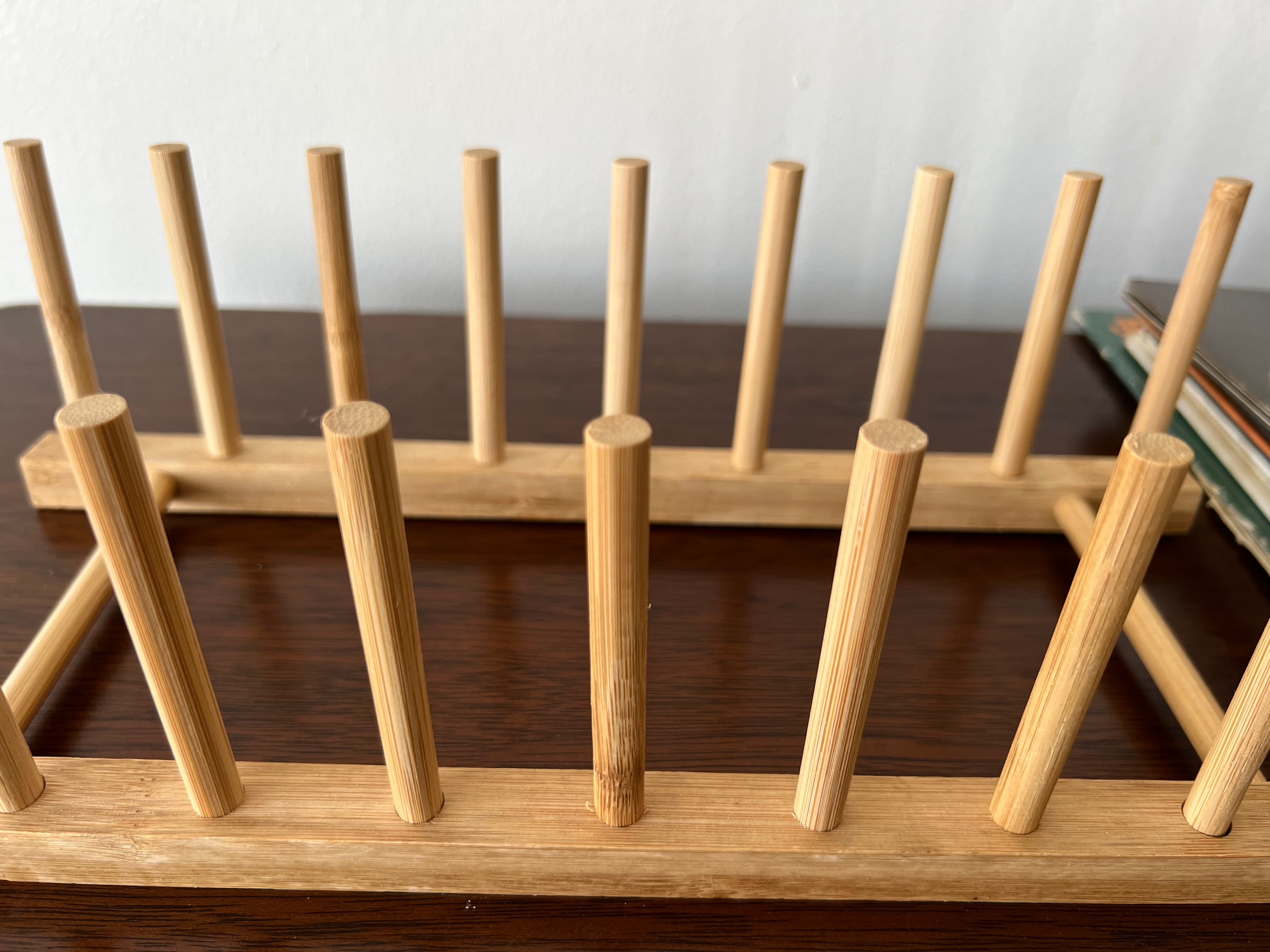Bamboo Dish Drying Rack Organizer Organization Tips Repurpose Those Someday Goals