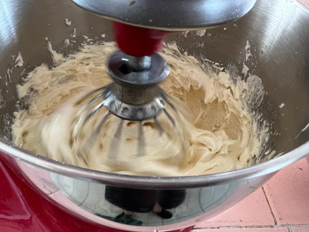 batter in the stand mixer bundt cake recipe baking Those Someday Goals