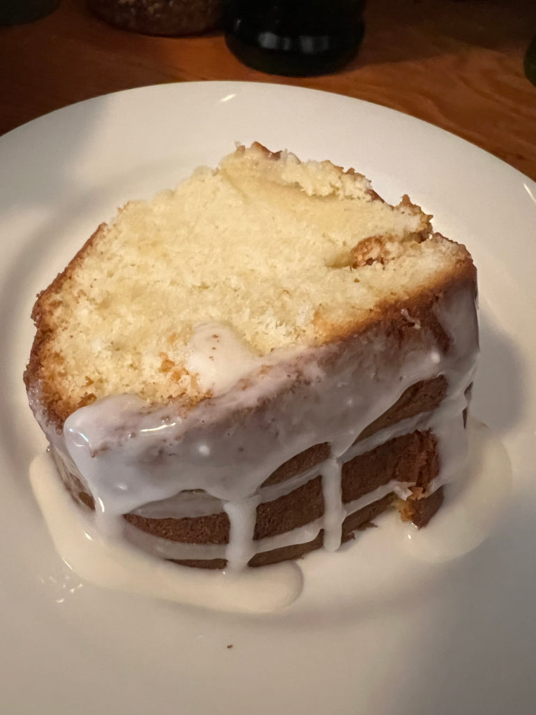 slice of bundt cake recipe baking Those Someday Goals