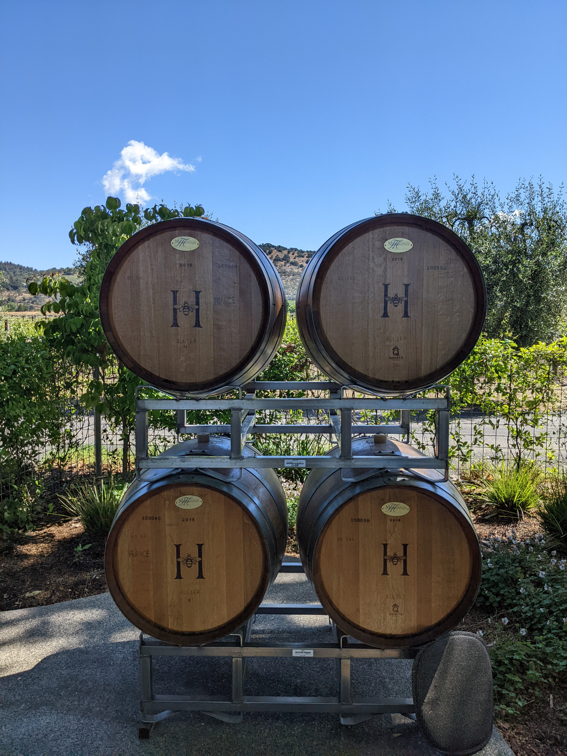 Honig barrels Napa Valley Wine Honig Those Someday Goals