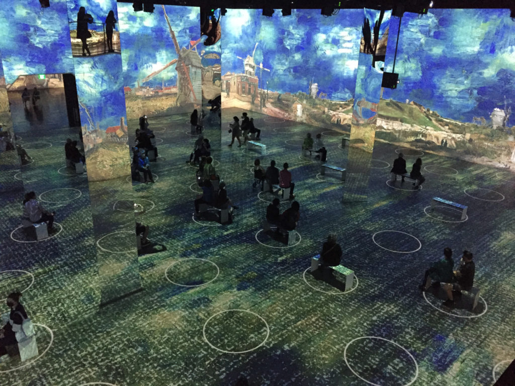 Immersive Van Gogh Los Angeles From Above Immersive Art Exhibit Those Someday Goals