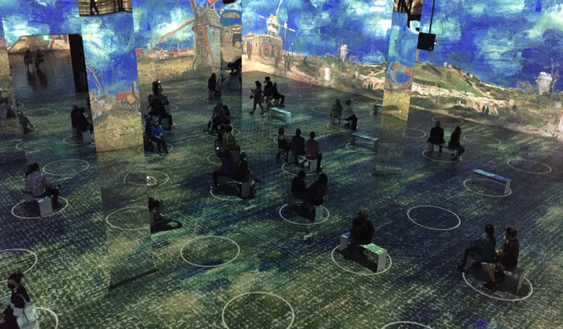 Immersive Van Gogh Los Angeles From Above Immersive Art Exhibit Those Someday Goals