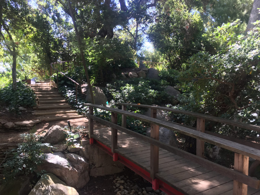 Wooden Bridge Storrier-Stearns Japanese Garden Pasadena Those Someday Goals