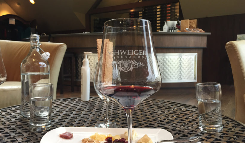 Cabernet and nibbles Napa Valley Schweiger Vineyard and Winery Those Someday Goals