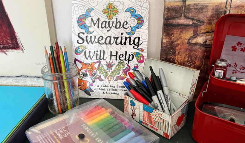 Organize Art Supplies Tips Holly Hobbie color pencils markers paintbrushes stencils paper Those Someday Goals