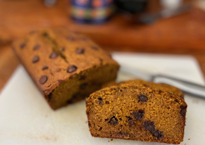 Chocolate Chip Pumpkin Bread Recipe Final Cut Loaf Baking Those Someday Goals