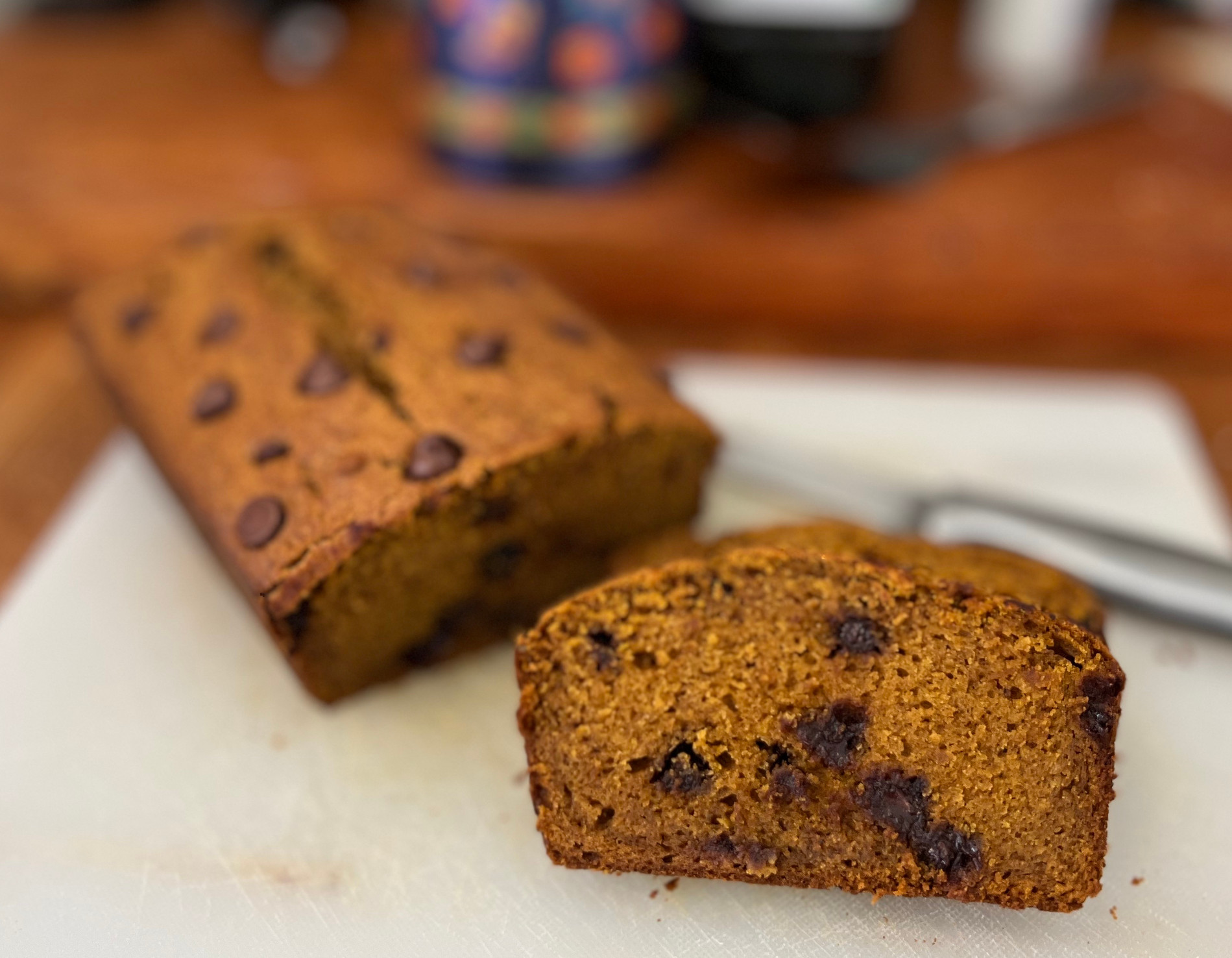 Chocolate Chip Pumpkin Bread Recipe Final Cut Loaf Baking Those Someday Goals