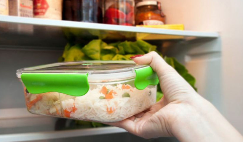 Refrigerator Interior rice leftovers Shutterstock Adrian Luca