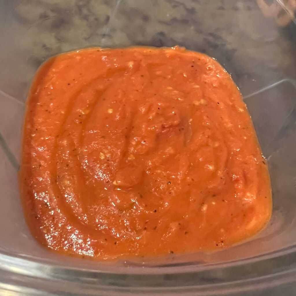 Roma tomatoes as the base of a creamy sauce recipe Those Someday Goals